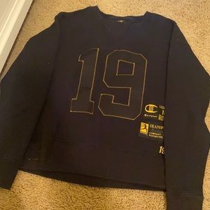 Black champion crew neck